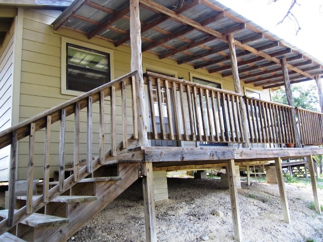 Cabin 3 Back Porch